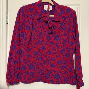 Vintage Pendleton floral Blouse